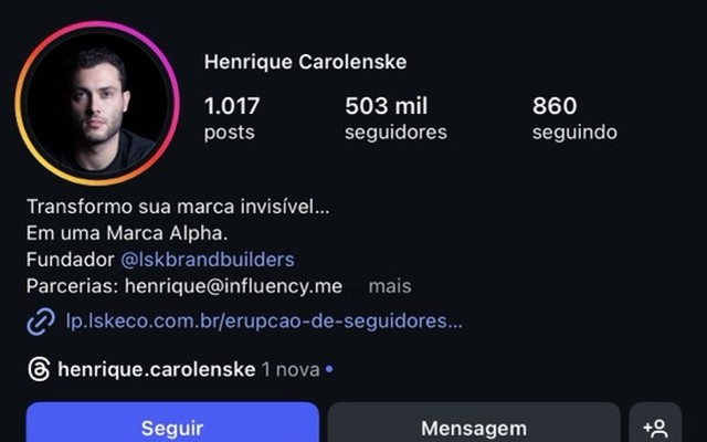 Resultado Henrique Carolenske